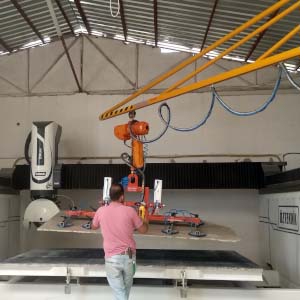 Vakumla Mermer Plaka Kaldırma - Vacuum-Lifting For Marble Slab