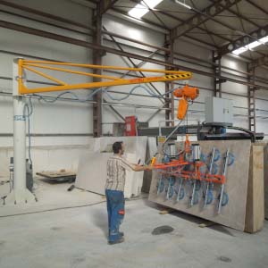 Vakumla Mermer Plaka Kaldırma - Vacuum-Lifting For Marble Slab