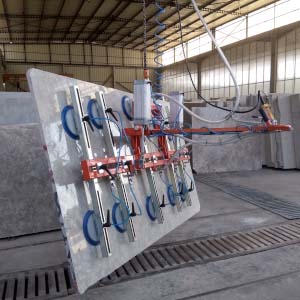 Vakumla Mermer Plaka Kaldırma - Vacuum-Lifting For Marble Slab