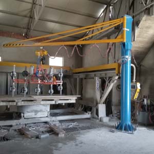 Vakumla Mermer Plaka Kaldırma - Vacuum-Lifting For Marble Slab