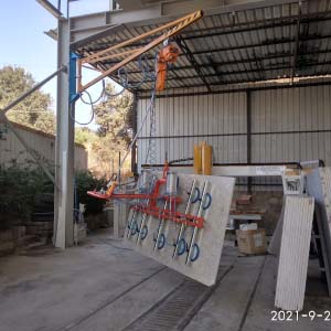 Vakumla Mermer Plaka Kaldırma - Vacuum-Lifting For Marble Slab