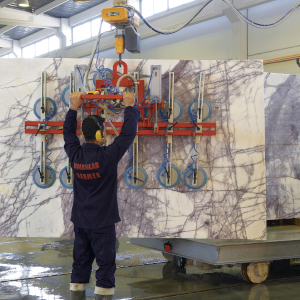 Vakumla Mermer Plaka Kaldırma - Vacuum-Lifting For Marble Slab