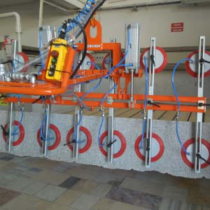 Vakumla Mermer Plaka Kaldırma - Vacuum-Lifting For Marble Slab