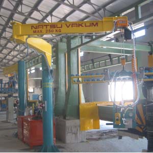 Vakumla Mermer Strip Boşaltma Sistemleri