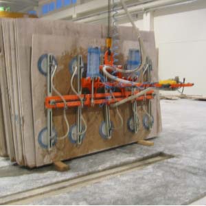 Vakumla Mermer Plaka Kaldırma - Vacuum-Lifting For Marble Slab